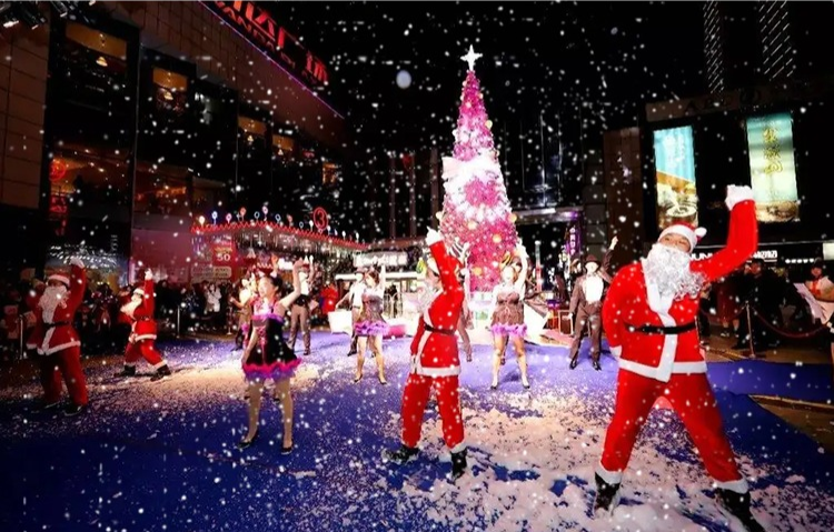 Efecto de escenario de 3000W para fiesta, máquina de nieve con cabezal móvil de grado navideño, máquina para hacer nieve