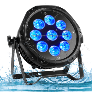 El disco potente enciende el par activado sonido DMX 512 LED puede escenificar las luces 9 *18W 