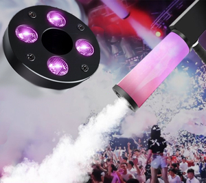 Pistola Led de mano para Dj de efectos especiales, máquina de chorro Rgb, pistola de columna de Gas antiniebla de CO2 para escenario