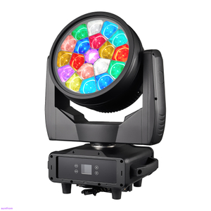 19*40W impermeable al aire libre abeja ojo sacudida cabeza teñido luz Led haz cabeza móvil