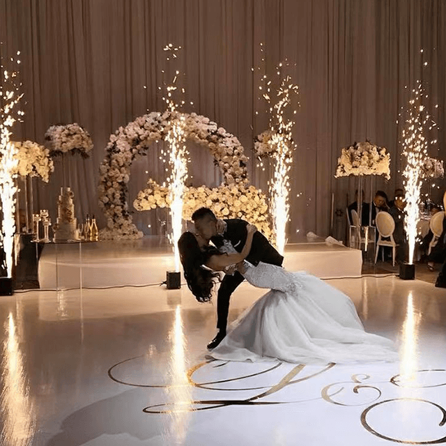 Luz de escenario con control remoto para eventos de boda