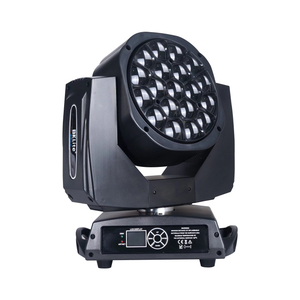 Haz de cabeza móvil Led 19X15W luz K10 Rgbw ojos grandes Zoom cabeza de luz ojo de abeja