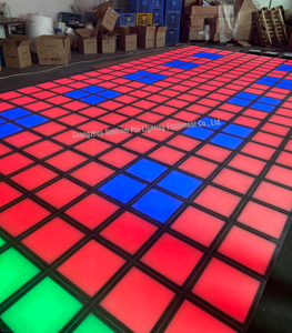 Panel de piso interactivo con juego LED iluminado para fiesta de bodas