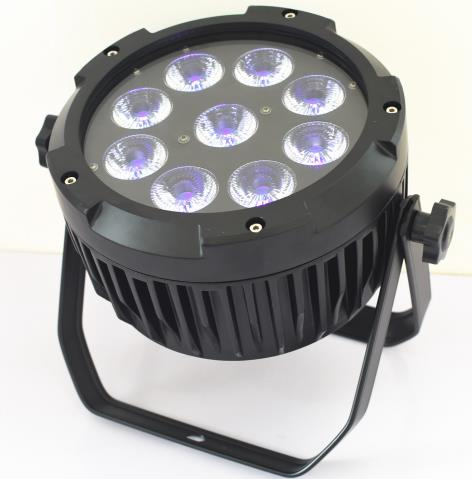 9 * 18W Venta caliente Luz de escenario Luz de escenario LED blanca cálida Par LED de alta calidad China