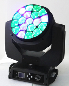 Etapa impermeable 19X15W Zoom Led Rgbw haz Big Bee Eye luz con cabezal móvil Dj Par