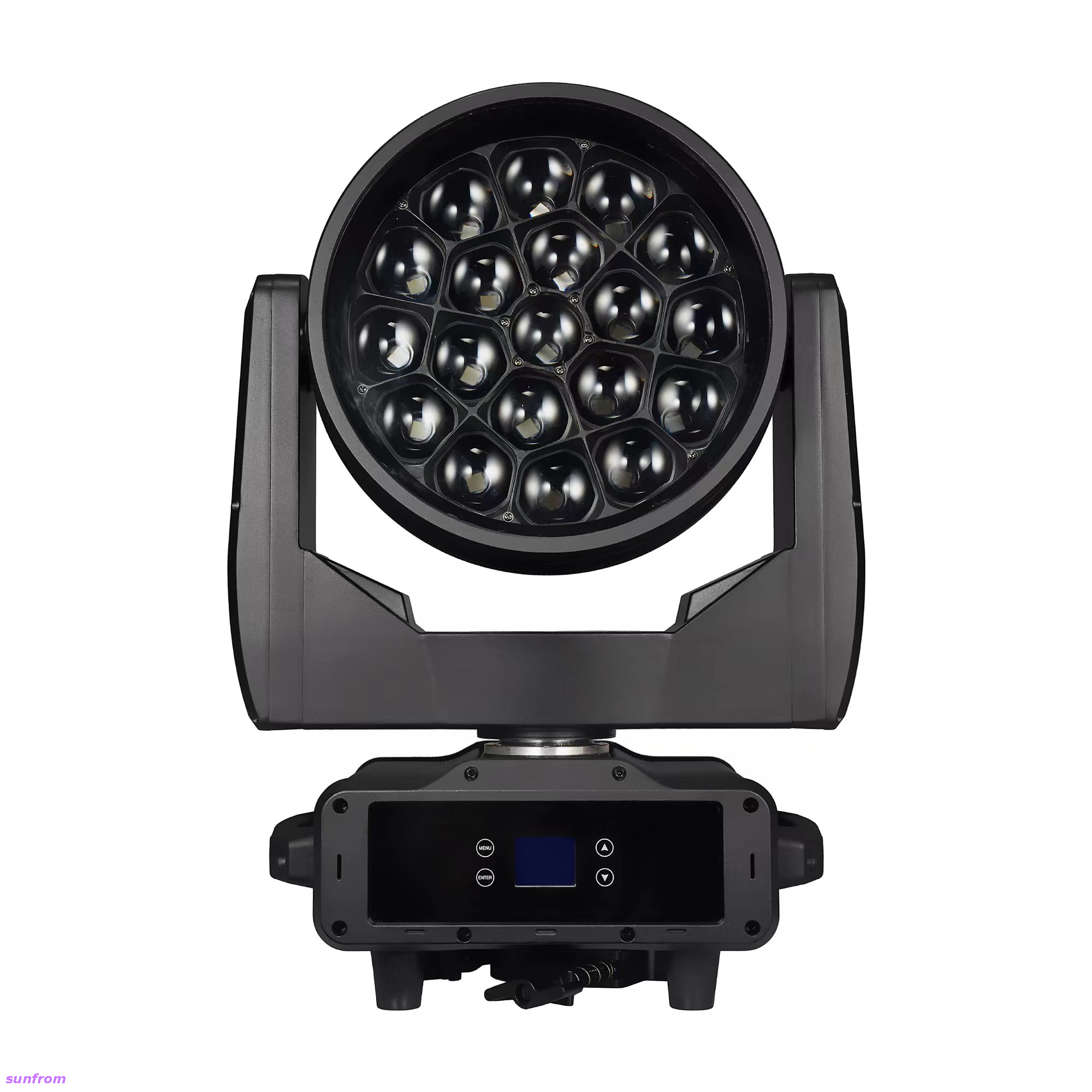 19*40W impermeable al aire libre abeja ojo sacudida cabeza teñido luz Led haz cabeza móvil